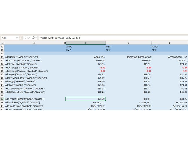 Realtime Excel 1