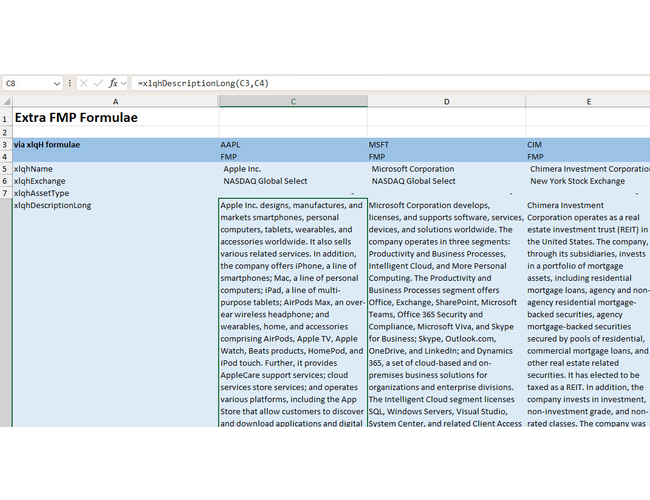 Extra Formulae 1